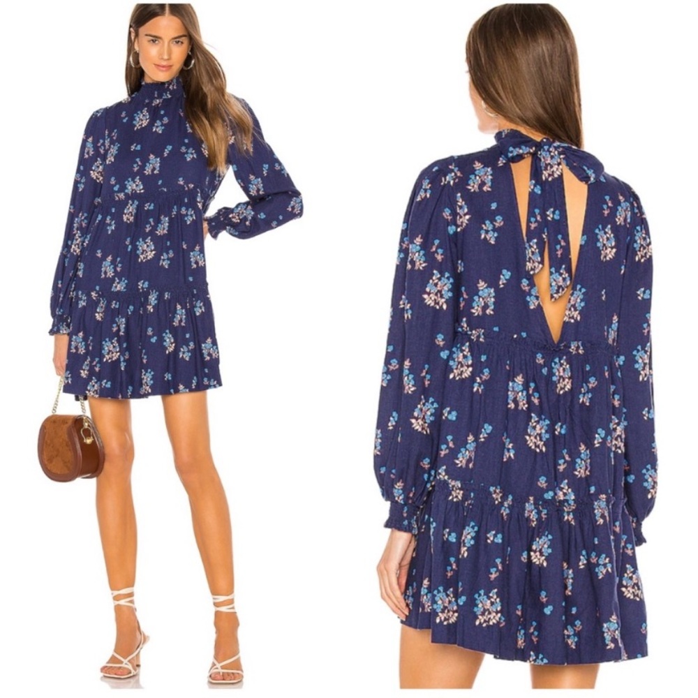 Free People High Neck Mini Dress